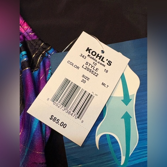 Black Asymmetrical V-Neck Sleeveless Sundress with hidden bottoms size 20 NWT - Picture 7 of 10